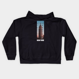 New York City Urban Time Shirt For NY Lover Kids Hoodie